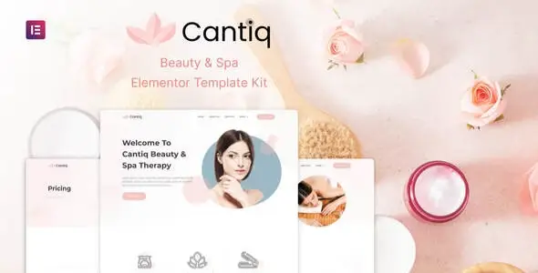 Cantiq – Beauty Spa Salon Therapy Elementor Template Kit